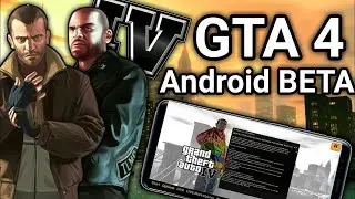 Первый бета тест игры GTA 4 на андроид!!Гта 4 на телефон!!Гта 4 на андроид!!GTA 4Android BETA