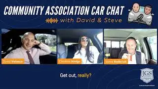 Ep 91 - Community Association Car Chat with Christine Hodge discussing shrink wrapping furniture! 🎁☔