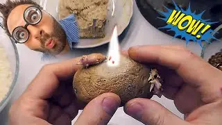 Светильник из картошки DIY Доктор Лом Dr. Lom