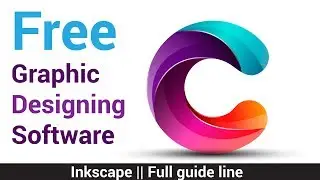 Free graphic design software || Inkscape graphic design and photo editing