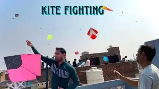 तूफ़ानी पतंगबाज़ी 🔥Kite Fighting Vlog😍Desi Boy Flying Kite😱Kite Flying 😋#vlog 😂kite lover