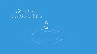 Animated Water Droplets Using HTML And CSS |  Water Effect