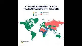 Visa requirements for Italian passport holders! 