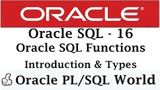 Oracle SQL Function Introduction | Oracle Tutorial for Beginners