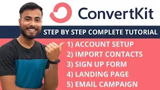 Convertkit Tutorial In Hindi | Convertkit Step By Step Email Marketing Tutorial For Beginners