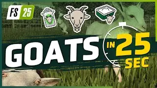 🐐 Goats in 25 Seconds | FS25