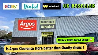 SO CHEAP -  Is this Argos Clearance store better than a Charity shop ? UK EBay & Vinted Reseller