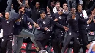 Bench reactions but they get increasingly more HYPE