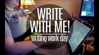 WRITE WITH ME! | writing work day [CC]