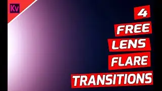 4 Lens Free flare Overlay Transitions HD
