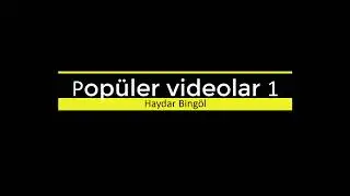 popüler videolar 1