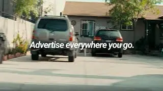 Car Wrapping Advertisement Video.