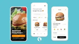 Flutter UI Burger App