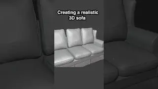 Creating a realistic sofa in Blender using Reality Capture and Substance Painter.