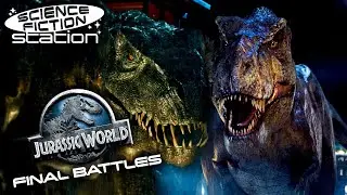 EPIC Jurassic World Trilogy Final Battles | Science Fiction Station