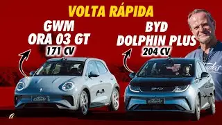 VOLTA RÁPIDA: BYD DOLPHIN PLUS X GWM ORA 03 GT! Qual elétrico chinês é mais rápido? | Acelerados