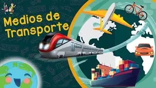 Medios de Transporte para Niños, Transportes terrestre acuáticos y aéreos Video Educativo para Niños