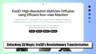 Revolutionary Era3D: Transforming Single Images into High-Resolution Multiview Masterpieces