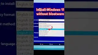 Install Windows 11 without bloatware #windows  #windows11 #howto