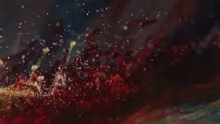 Paint Particles Flow - Stock Footage