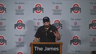 Coach Ryan Day speaks on Ohio State's Akron win