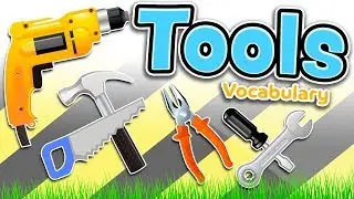 Tools in English - Vocabulary for beginners and kids