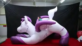 Large Inflatable Flying Wolf #Wolf #Purple #Mega #Husky #Hongyi #Jump