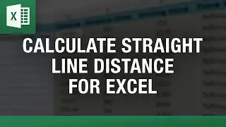 Calculate Straight Line Distance Between Multiple Locations