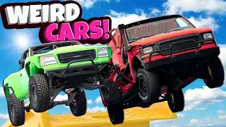 We Jumped WEIRD CARS & It was a Mistake in BeamNG Drive Mods!