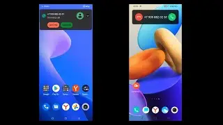 Realme C33 vs Vivo Y22 Incoming Call (Screen Video)