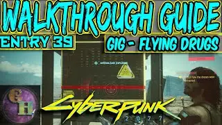 CYBERPUNK 2077 WALKTHROUGH GUIDE - FLYING DRUGS (SIDE GIG)