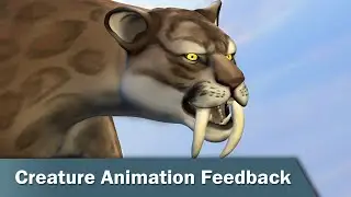 Panther or Tiger Jump Animation - Creature Animation Feedback