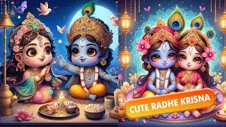 Cute Radha Krishna Ai Image Generator #aiimagegenerator