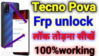 Tecno Pova frp unlock // how to remove frp tecno pova