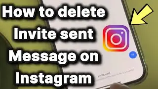 How to delete invite message on instagram