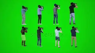 3D animation of videographers filming on the coasts of Europe Africa America from the angle of the