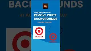 Remove white backgrounds using image trace in 