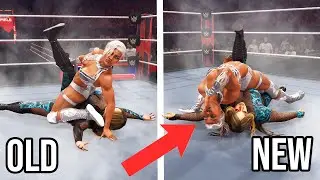 15 New vs Old Move Animation in WWE 2K24 Global Superstar Pack