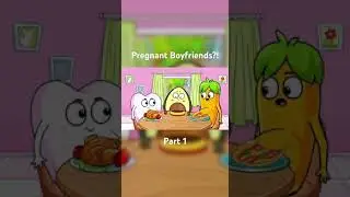 😱 My Boyfriend Is Pregnant For 24 Hours!🫄pt.1 #funny #cartoon #shorts #baby