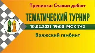 [RU] Тематический турнир - 3. Волжский гамбит lichess.org