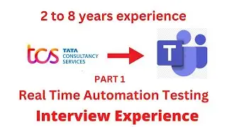 Automation testing Interview Experience | Real Time Interview Q & A | 