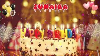 SUNAIRA Birthday Song – Happy Birthday Sunaira