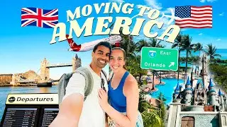 MOVING TO THE USA | ORLANDO FLORIDA TRAVEL DAY VLOG 2024 🇺🇸