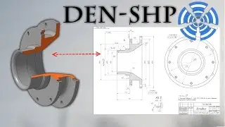 Компас 3D уроки - чертеж из модели