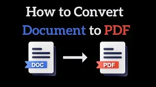 How to Convert Word to PDF