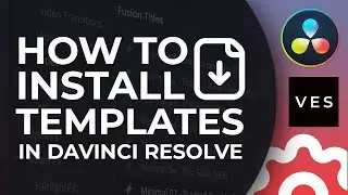 How to Install Titles and Macros in Davinci Resolve (MAC)