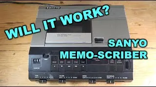 Will it work? #2 Sanyo Memo Scriber TRC-9010 - Cassette Transcriber