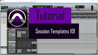 How to create/use a pro tools template! Super easy with effects and routing, perfect for hip hop!