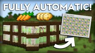 Minecraft Easy Villager Potato/Carrot Farm - 700+ Per Hour