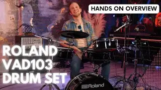 Roland VAD103 V-Drums Acoustic Design Set | Hands On Overview